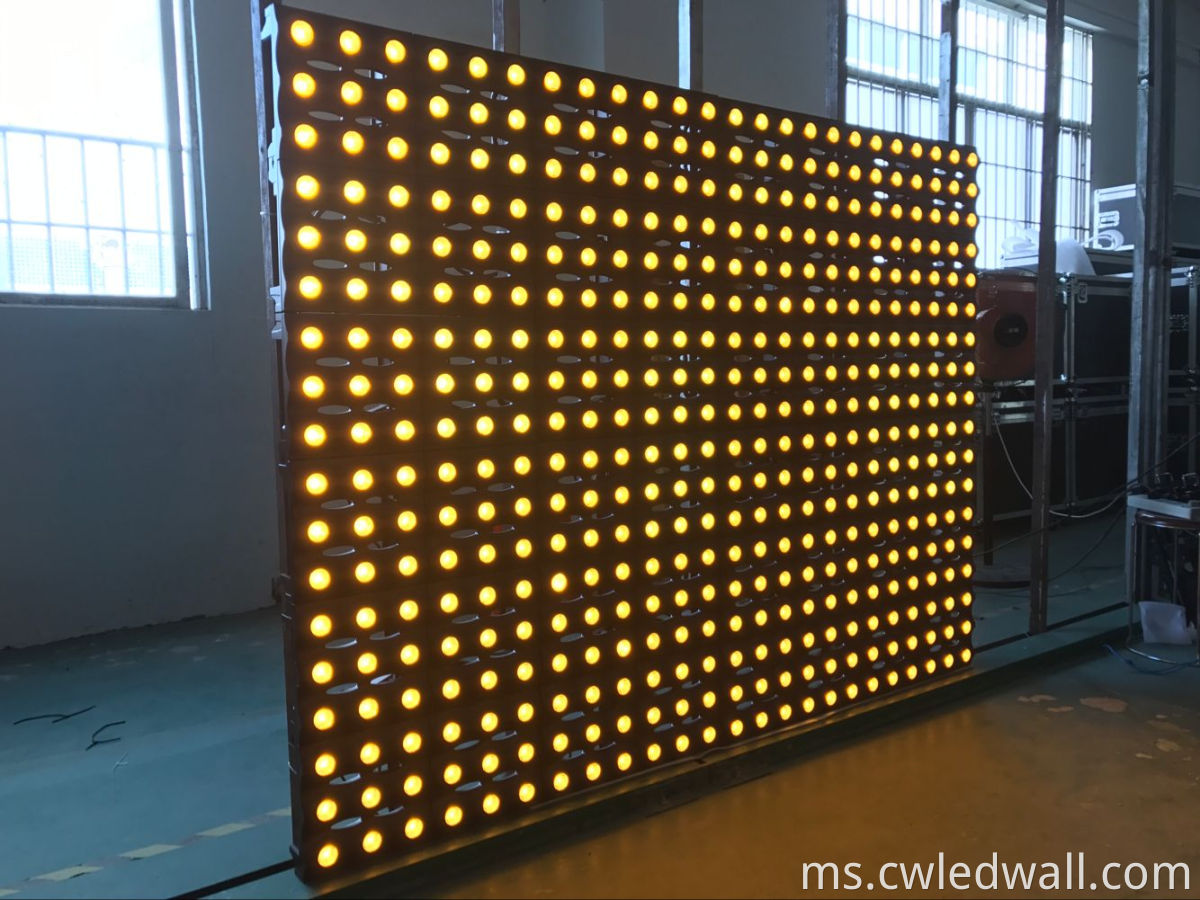 36*3w led matrix disco wall stage